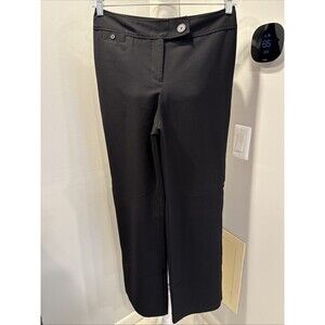 East 5Th SECRETLY SLENDER Black Straight Leg Pants Slacks Sz 8